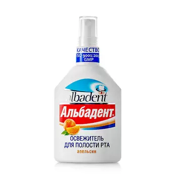 АЛЬБАДЕНТ Освежитель для полости рта Апельсин 35.0