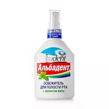 АЛЬБАДЕНТ Освежитель для полости рта с ароматом Мяты 35.0