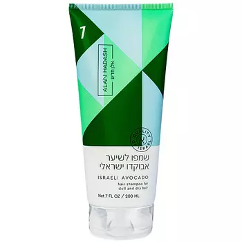 ALAN HADASH Шампунь увлажняющий для тусклых, сухих и ломких волос Israeli Avocado