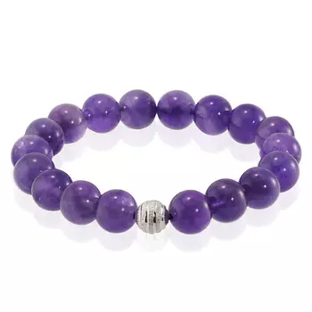 ALERIE-ACCESSORIES Браслет из натурального аметиста Forever Amethyst