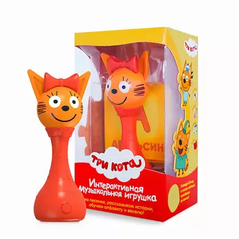 ALILO Интерактивная музыкальная игрушка Три кота. Карамелька. Белый шум, ночник, песенки 1.0