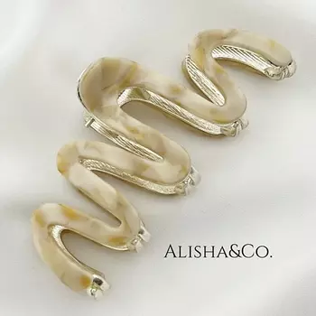 ALISHA&CO. Крабик для волос большой Wave