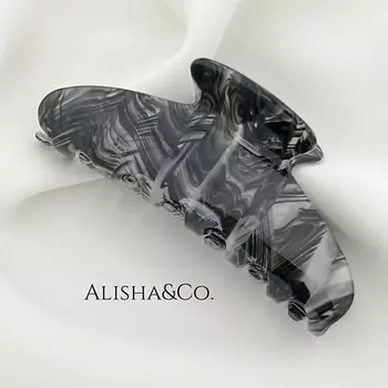 ALISHA&CO. Крабик для волос большой INDIGO