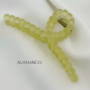 ALISHA&CO. Крабик для волос большой Juicy Bubbles Lemon