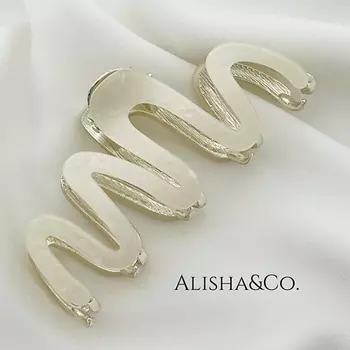ALISHA&CO. Крабик для волос большой Wave