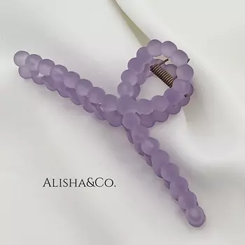 ALISHA&CO. Крабик для волос большой Bubbles Ametist