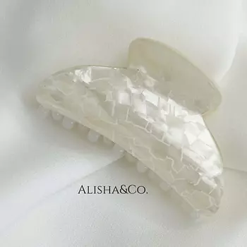 ALISHA&CO. Крабик для волос маленький Shell