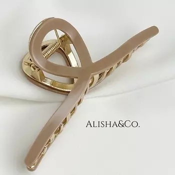 ALISHA&CO. Крабик для волос металлический Style Base