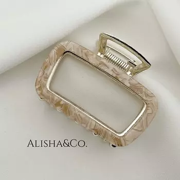ALISHA&CO. Крабик для волос металлический To be blossom Style