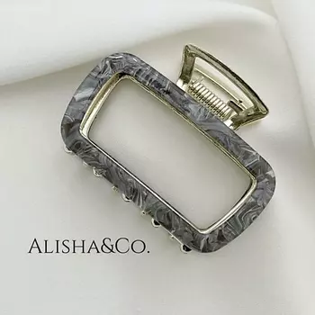 ALISHA&CO. Крабик для волос металлический To be blossom Style