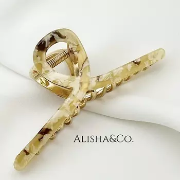 ALISHA&CO. Крабик для волос металлический To be blossom