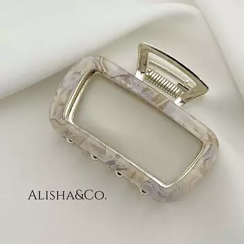 ALISHA&CO. Крабик для волос металлический To be blossom Style