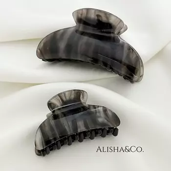 ALISHA&CO. Крабик для волос Сапфир большой набор 2 шт.