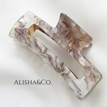 ALISHA&CO. Крабик для волос средний Акварель