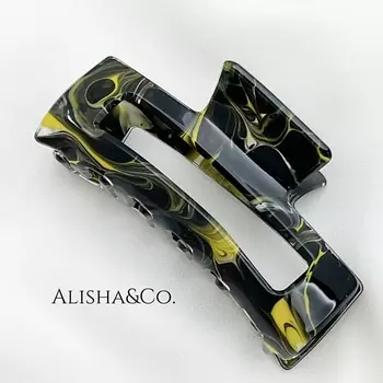 ALISHA&CO. Крабик для волос средний Акварель