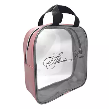 ALISSIROSSI Косметичка-сумка прозрачная из пленки "Розовый жемчуг"