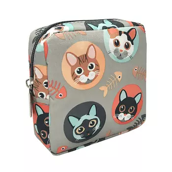 ALISSIROSSI Косметичка женская маленькая "Котики"
