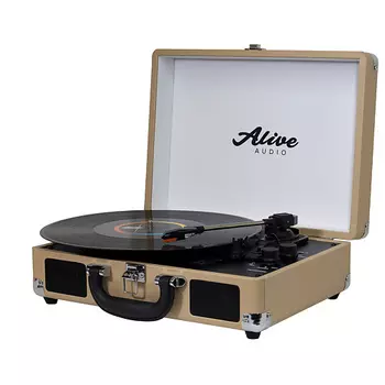 ALIVE AUDIO Виниловый проигрыватель GLAM Latte c Bluetooth