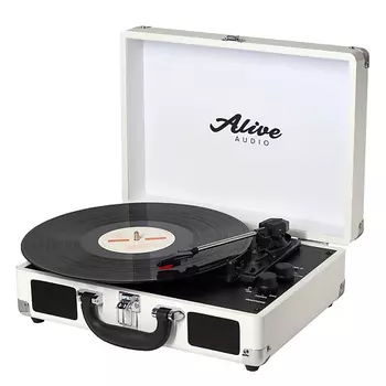 ALIVE AUDIO Виниловый проигрыватель GLAM Milk c Bluetooth