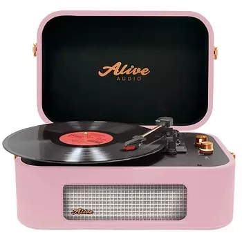 ALIVE AUDIO Виниловый проигрыватель STORIES Rose Wine c Bluetooth