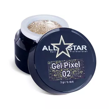 ALL STAR PROFESSIONAL Гель для дизайна ногтей, "Gel Pixel 01"