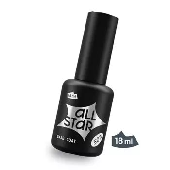 ALL STAR PROFESSIONAL Каучуковая база для ногтей прозрачная, STRONG