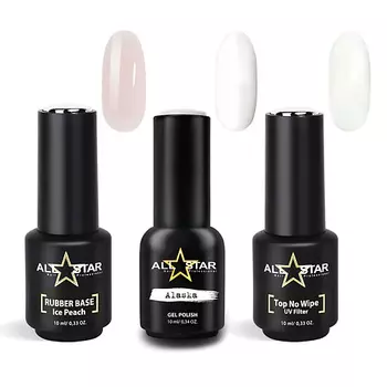 ALL STAR PROFESSIONAL Набор для френч-маникюра ВЫГОДНОЕ ТРИО №06