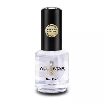 ALL STAR PROFESSIONAL Обезжириватель для ногтей антибактериальный, дегидратор "Nail Prep" 15.0