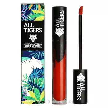 ALL TIGERS Жидкая губная помада Natural And Vegan Lipstick