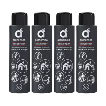 ALLCHEMICA Антижир чистящее средство от жира и нагара концентрат 4 шт.