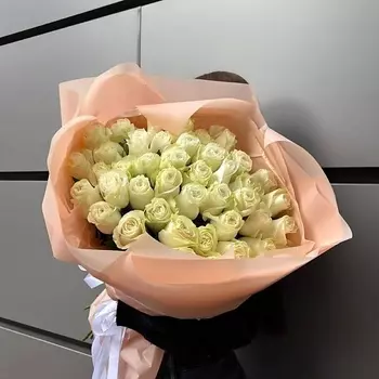 ALLFLOW 45 роз белоснежных