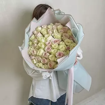 ALLFLOW 51 роза бело-розовая