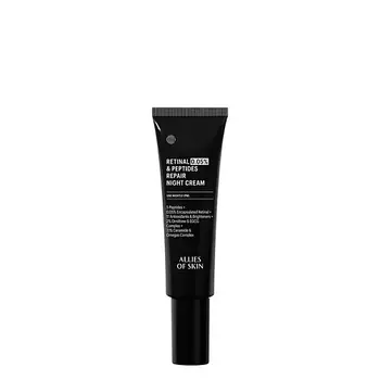 ALLIES OF SKIN Крем для лицв 0.05% Retinal & Peptides Repair Night Cream