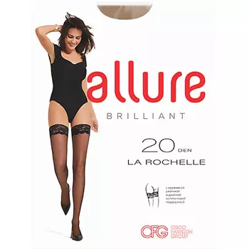 ALLURE Чулки женские 20 ден La Rochelle visone
