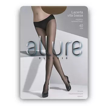 ALLURE Колготки Lacerta Vita Bassa 40 ден glase