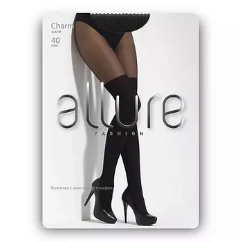 ALLURE Колготки с имитацией гольфин Charm 40 ден fumo 4