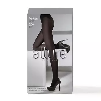 ALLURE Колготки VELOUR 200 ден NERO