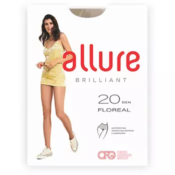ALLURE Колготки женские 20 ден Floreal visione