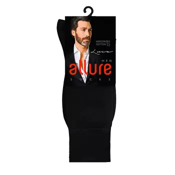 ALLURE Носки мужские LYON ЧЕРНЫЙ