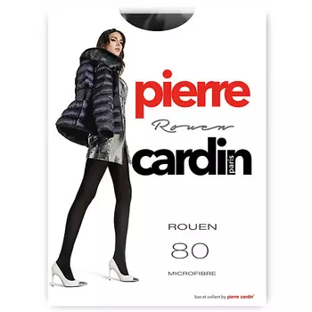 ALLURE PIERRE CARDIN Колготки женские 80 ден микрофибра Rouen nero maxi