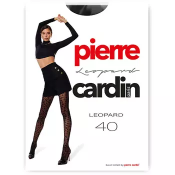 ALLURE PIERRE CARDIN Колготки женские LEOPARD 40 NERO