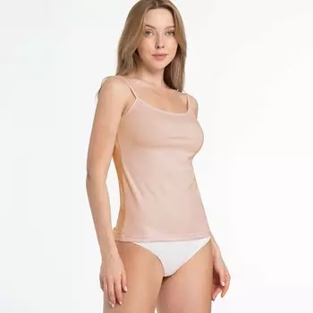 ALLURE PIERRE CARDIN Майка женская top бежевый
