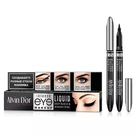 ALVIN D’OR Лайнер для глаз LIQUID DEEP BLACK