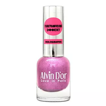 ALVIN D’OR Лак для ногтей HOLOGRAPHIC, 01 Сияющие небеса