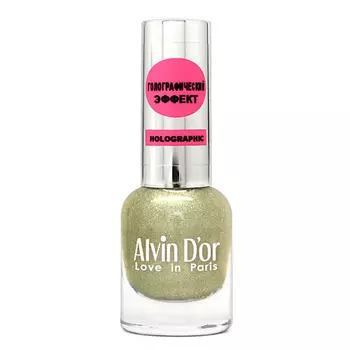 ALVIN D’OR Лак для ногтей HOLOGRAPHIC, 01 Сияющие небеса