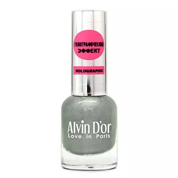 ALVIN D’OR Лак для ногтей HOLOGRAPHIC, 01 Сияющие небеса