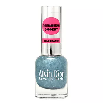 ALVIN D’OR Лак для ногтей HOLOGRAPHIC, 01 Сияющие небеса