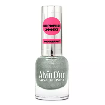 ALVIN D’OR Лак для ногтей HOLOGRAPHIC, 01 Сияющие небеса
