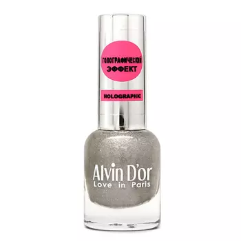 ALVIN D’OR Лак для ногтей HOLOGRAPHIC, 01 Сияющие небеса