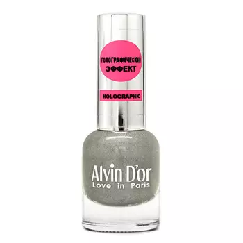 ALVIN D’OR Лак для ногтей HOLOGRAPHIC, 01 Сияющие небеса